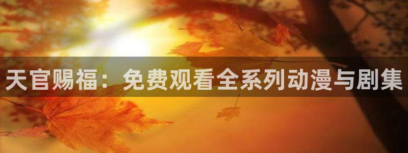 樱花动漫在线动漫：天官赐福：免费观看全系列动漫与剧集